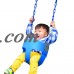 Playsets Full Bucket Toddler Swing  with Plastic Coated 1.5M Chains Swing Set Accessories Outdoor Kids Swing   Fully Assembled Green   